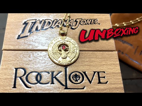 UNBOXING Indiana Jones X RockLove STAFF OF RA HEADPIECE Necklace - Yellow Gold - Gorgeous Packaging!