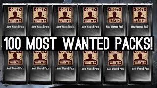 100 MOST WANTED PACKS!!!