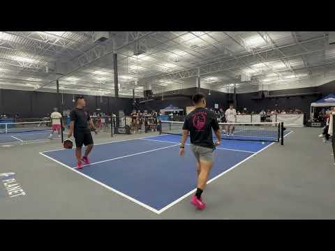 NVAS Tournament RR 4.0-4.5: Alex Le/Minh Le vs Alan Jin/Nahm Kim.