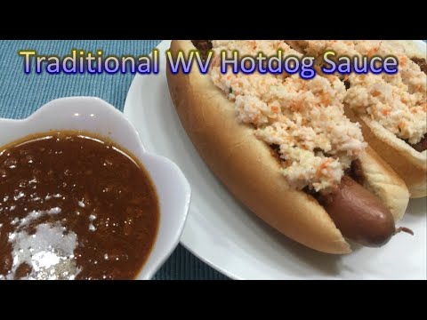 Traditional West Virginia Hot Dog Sauce With A...