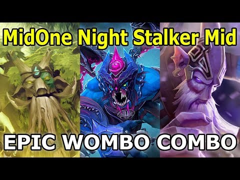 MidOne Night Stalker Solo Mid vs Viper | Epic Wombo Combo | OSFrog Dota 2 Highlights