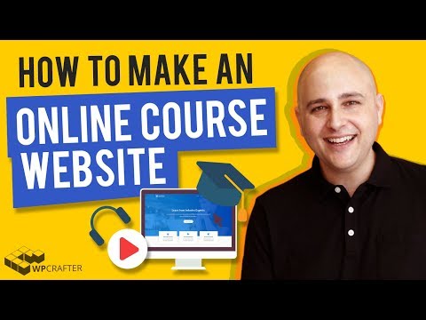 Part of a video titled How To Make An Online Course Website With WordPress ... - YouTube