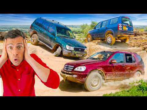 Who’s the TOUGHEST 4x4 EVER! Toyota v Land Rover v Mercedes