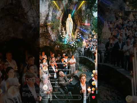 Sinta a Paz de Nossa Senhora de Lourdes | Uma Mensagem que Vai Transformar o Seu Dia 🤍 #fe