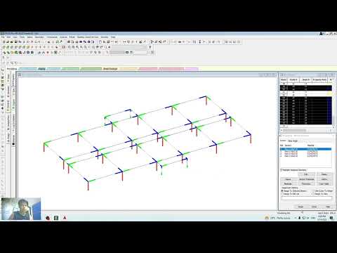 3 storey building analysis | Staad Pro/RCDC/STAAD FOUNDATION ADVANCED | Beam and Footing design