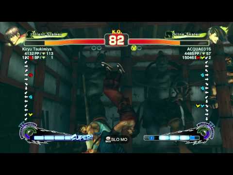 SSF4 AE: Kiryu Tsukimiya (Guy) vs ACQUA0316 (Yang) - Ranked Match (720p HD)