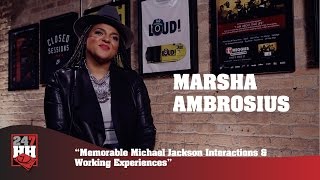 Marsha Ambrosius - Memorable Michael Jackson Interactions & Working Experiences (247HH Exclusive)