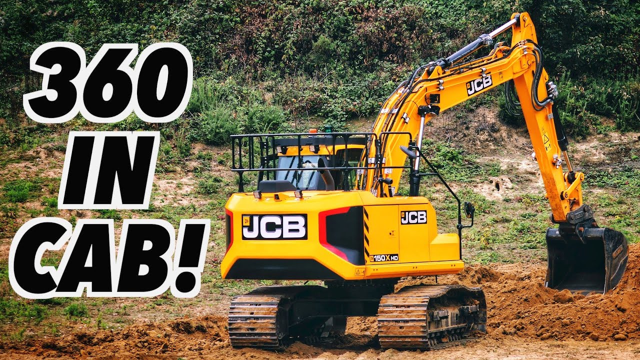 360 Video from inside the cab of a JCB 150X!