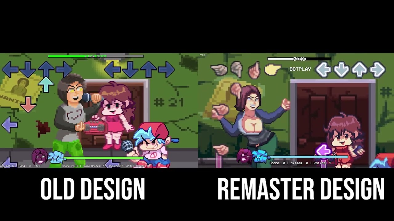 Vs Unknown OLD Design vs REMASTER Design (Comparison)