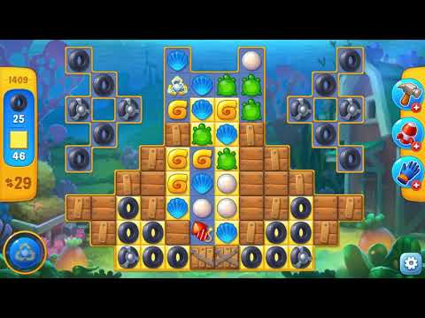 Halloween Fishdom lvl1409  hard  No sound