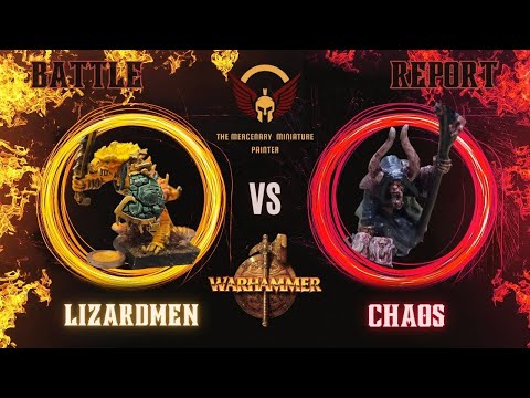 036 The Ascension of Greolort: 2000pts Daemons of Chaos Vs Lizardmen Warhammer Fantasy Battle Report