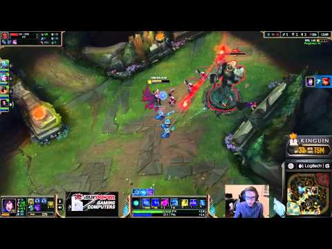 Bjergsen duo Meteos - Ahri vs Annie Mid - League of Legends