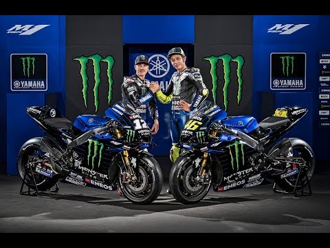 2019 Monster Energy Yamaha MotoGP YZR-M1 - VR46 & MV12