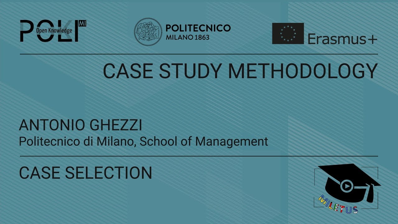 Case selection (Antonio Ghezzi)