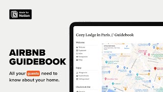 Notion Airbnb Guidebook Template