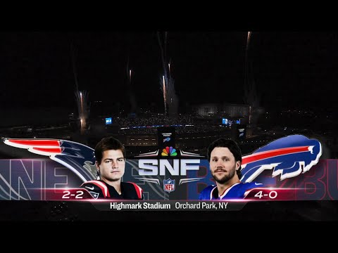 Sunday Night Football on NBC intro | NE@BUF | 10/5/2025