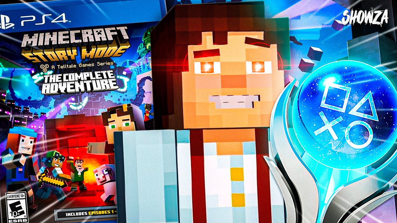 EU PLATINEI O MINECRAFT STORY MODE (melhor que o filme???)