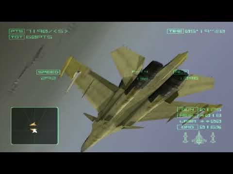 Ace Combat 04: Shattered Skies | Mission 6 - Invincible Fleet (1080p60fps)