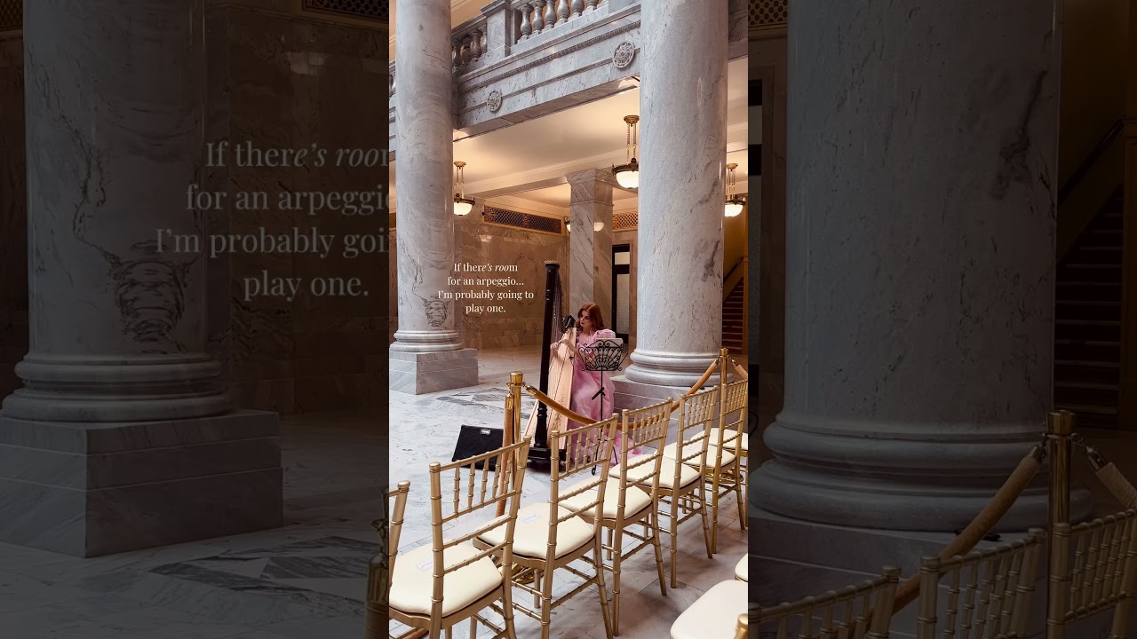 Promotional video thumbnail 3 for Sarah Wood Utah Professional Harpist