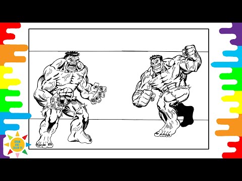 Hulk VS Orange Hulk Coloring | Hulk Coloring | Tobu - Lost [NCS10 Release]
