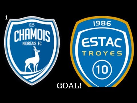 Chamois Niortais - Troyes [0-2] (Goal 54') by Bryan Mbeumo