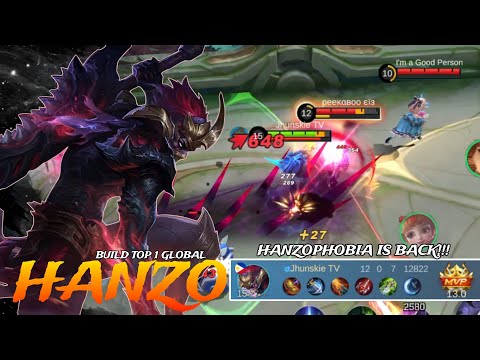 Hanzophobia is Back With This Broken Build | Build Top 1 Global Hanzo