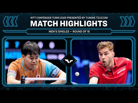 Sora Matsushima vs Florian Bourrassaud | Match Highlights | #WTTTunis 2025