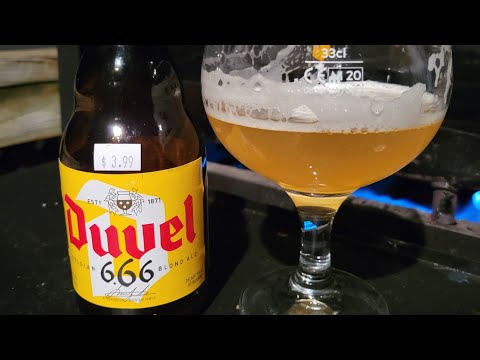 Duvel 666 Belgian Blonde Ale Review// The Malted Gentleman