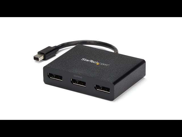 StarTech MSTMDP123DP Adaptador Mini DisplayPort a 3x DisplayPort video