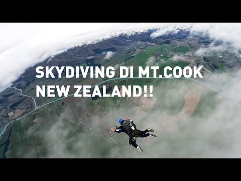 Fallschirmspringen vom Mount Cook in Neuseeland!!