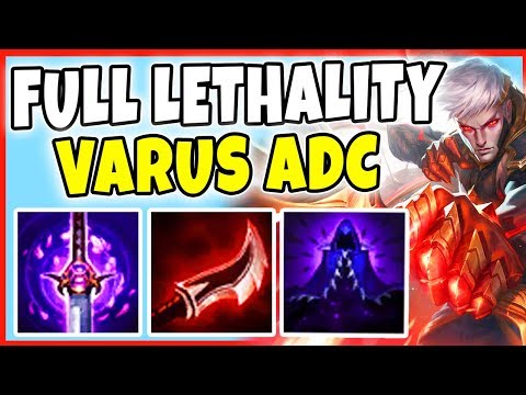 SEASON 10 LETHALITY VARUS ADC! TESTING NEW LETHALITY ITEMS - League of Legends