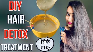 DIY *HAIR DETOX* TREATMENT | पार्लर से 10x बेहतर | No More Frizz, Dryness & Product Buildup