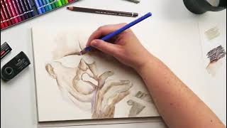 Akvarelová pastelka Faber-Castell Albrecht Dürer - 111, cadmium orange