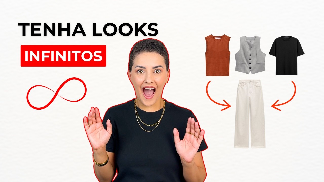 Esse HACK vai te fazer ter LOOKS INFINITOS mesmo com poucas peças