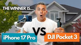 DJI Osmo Pocket 3 vs iPhone 17 Pro REAL TEST for Real Estate Agents