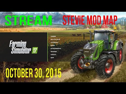 Farming Simulator 17 Stevie Mod Goldcrest map with the Rudeman