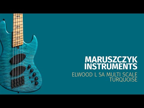 Elwood L 5a Multi Scale 'Turquoise' - Delano Xtender 5 HE/S DSlant X + Darkglass Tone Capsule