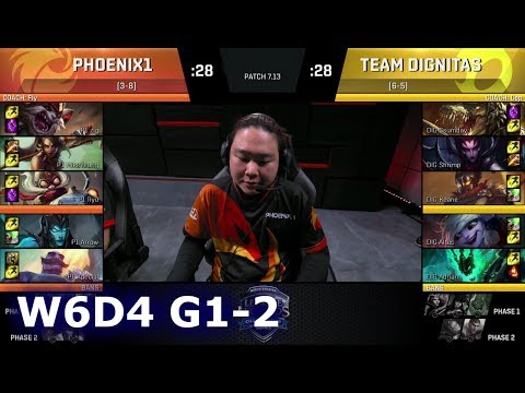 Dignitas vs Phoenix1 | Game 2 S7 NA LCS Summer 2017 Week 6 Day 3 | DIG vs P1 G2 W6D3