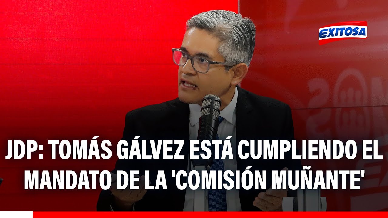 🔴🔵 José Domingo Pérez: Tomás Gálvez está cumpliendo el mandato de la 'comisión Muñante'