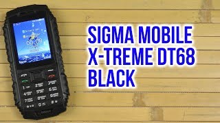 Sigma mobile X-treme DT68 black-red - відео 1