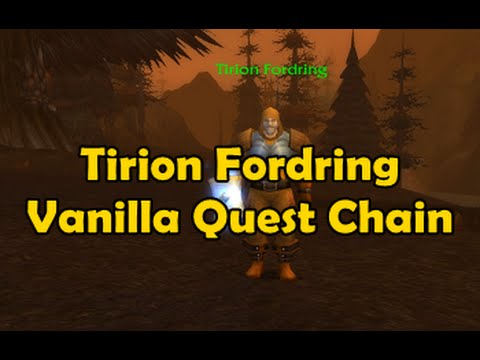Tirion Fordring Vanilla Quest Chain