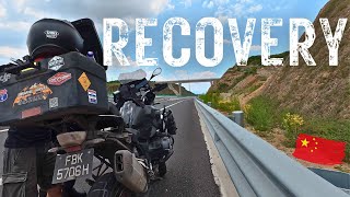 Forced to Stop Riding, Our Day in the Support Vehicle 🇨🇳 Chasing North S2, EP15