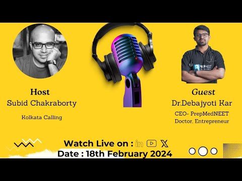 Hello Kolkata! | Ep. #8 | ft. Dr. Debajyoti Kar, Founder & CEO - PrepMedNEET