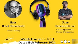 YouTube thumbnail for Hello Kolkata! | Ep. #8 | ft. Dr. Debajyoti Kar, Founder & CEO - PrepMedNEET