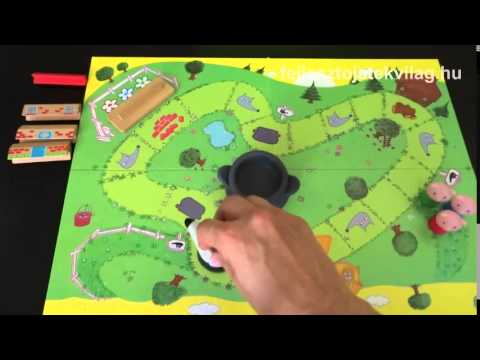 Djeco Woolfy játékszabály, a három kismalac, kooperációs társasjáték, 4-10 év - Fejlesztő Játék Világ