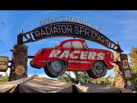 Disney Cars 3 Toys Hunt - Cars Land at Disneyland California Tour for Children 🔴 Live Show
