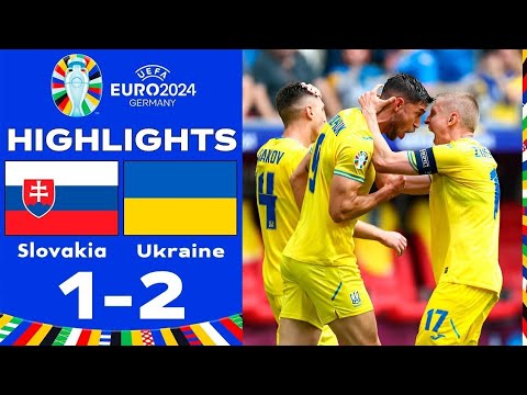 Slovakia vs Ukraine 1-2 Highlights | UEFA EURO 2024