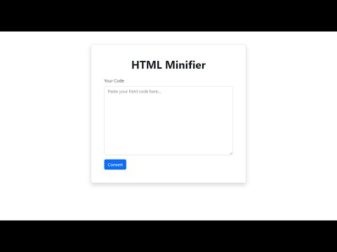 Create Html Code Minifier Using Php With Source Code Brave Coder