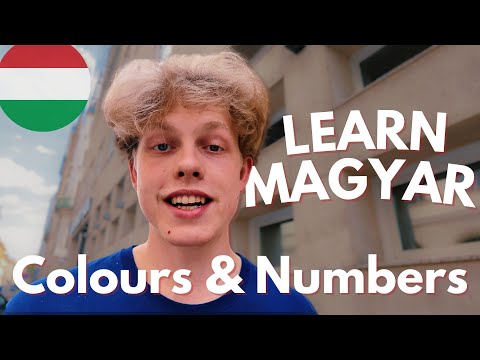 Hungarian Is Very Easy - Colors and Numbers In Hungarian 🇭🇺