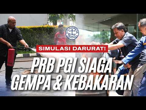 Tingkatkan Kesiapsiagaan! PRB PGI Gelar Simulasi Tanggap Darurat Gempa dan Kebakaran